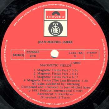 LP Jean-Michel Jarre: Magnetic Fields