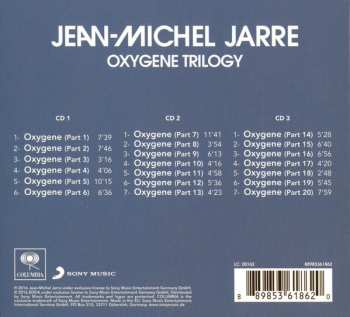 3CD Jean-Michel Jarre: Oxygene Trilogy DIGI