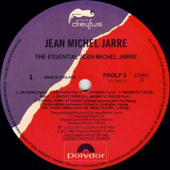 LP Jean-Michel Jarre: The Essential Jean Michel Jarre