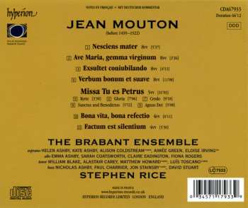 CD Jean Mouton: Missa Tu Es Petrus