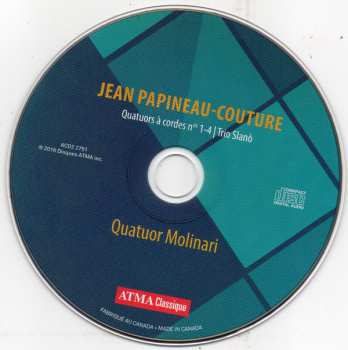 CD Quatuor Molinari: Quatuors À Cordes Nos. 1-4 | Trio Slanò