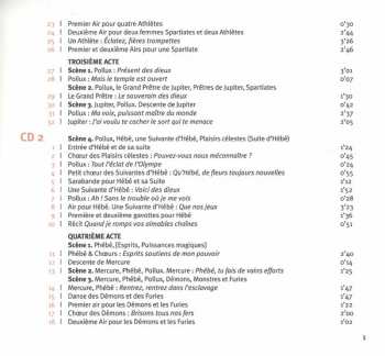 2CD/Doos Raphaël Pichon: Castor & Pollux (1754)