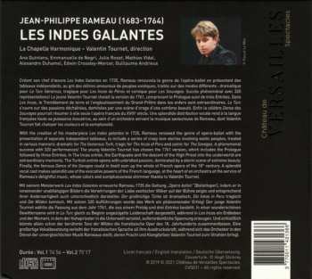 2CD Jean-Philippe Rameau: Les Indes Galantes