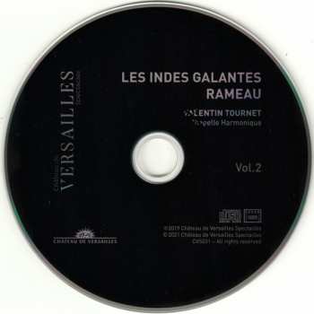 2CD Jean-Philippe Rameau: Les Indes Galantes