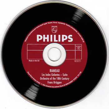 CD Jean-Philippe Rameau: Les Indes Galantes - Suite