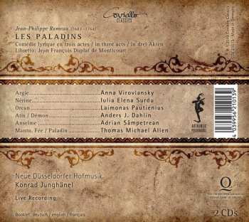 2CD Jean-Philippe Rameau: Les Paladins - Comédie Lyrique En Trois Actes