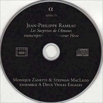 CD Jean-Philippe Rameau: Les Surprises De L'Amour, Transcriptions De Monsieur Hesse