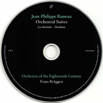 4CD Jean-Philippe Rameau: Orchestral Suites LTD