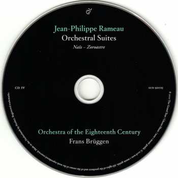 4CD Jean-Philippe Rameau: Orchestral Suites LTD