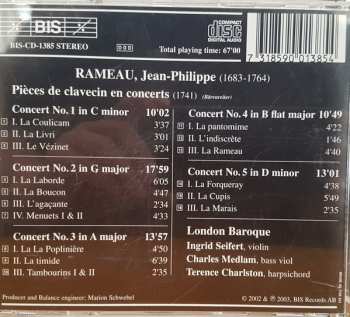 CD Jean-Philippe Rameau: Pièces De Clavecin En Concerts