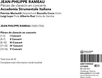 CD Jean-Philippe Rameau: Pièces De Clavecin En Concerts