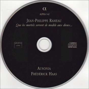 CD Jean-Philippe Rameau: Que Les Mortels Servent De Modèle Aux Dieux...