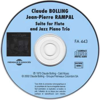 CD Jean-Pierre Rampal: Suite For Flute And Jazz Piano