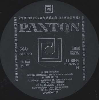 LP Sergei Prokofiev: D Minor, Op. 47 / G Minor, Op. 63