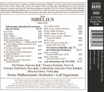 CD Jean Sibelius: Jedermann / Two Serious Melodies / In Memoriam