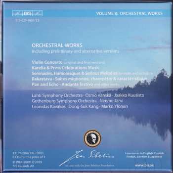 6CD/Doos Jean Sibelius: Orchestral Works