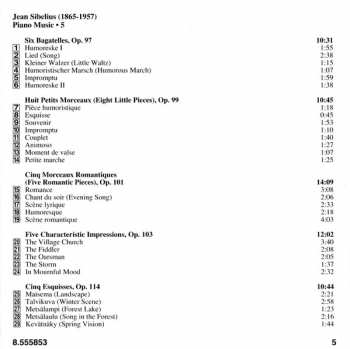 CD Jean Sibelius: Piano Music Volume 5: Piano Miniatures