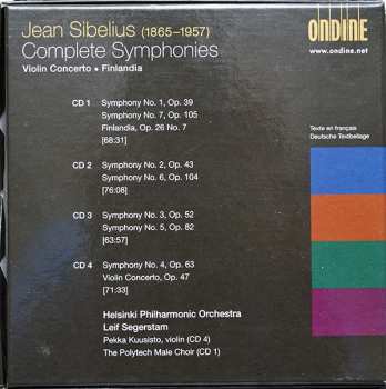 4CD/Doos Jean Sibelius: Sibelius Complete Symphonies • Violin Concerto • Finlandia