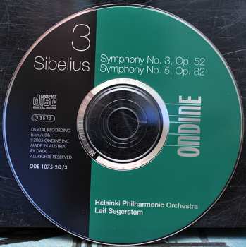 4CD/Doos Jean Sibelius: Sibelius Complete Symphonies • Violin Concerto • Finlandia