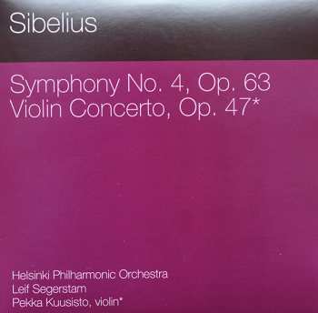 4CD/Doos Jean Sibelius: Sibelius Complete Symphonies • Violin Concerto • Finlandia