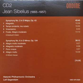 4CD/Doos Jean Sibelius: Sibelius Complete Symphonies • Violin Concerto • Finlandia