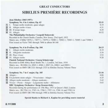 CD Leopold Stokowski: Symphonies Nos. 4, 6 And 7