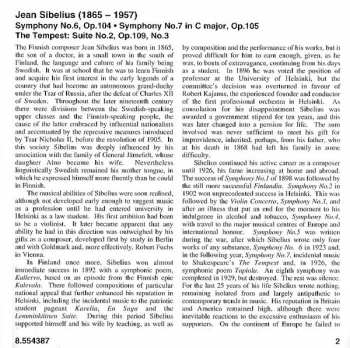 CD Jean Sibelius: Symphonies Nos 6 & 7 Etc.