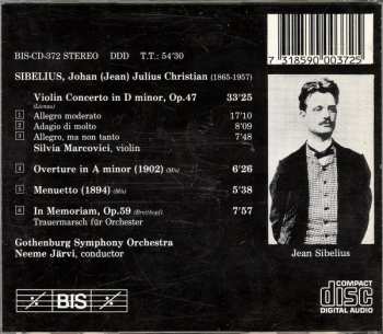 CD Göteborgs Symfoniker: Violin Concerto In D Minor, Op.47 (Overture In A Minor ✱ Menuetto ✱ In Memoriam)
