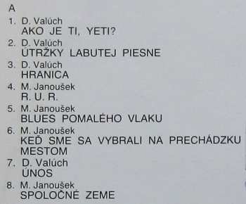 LP Jednofázové Kvasenie: Jednofázové Kvasenie, Valúch • Svozil • Janoušek