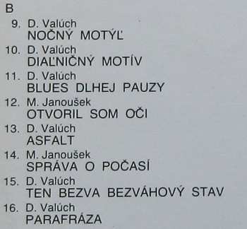 LP Jednofázové Kvasenie: Jednofázové Kvasenie, Valúch • Svozil • Janoušek