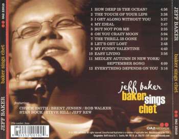 CD Jeff Baker: Baker Sings Chet