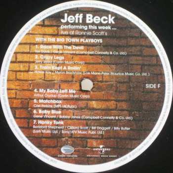 3LP Jeff Beck: Jeff Beck Performing This Week...Live At Ronnie Scott's LTD | CLR