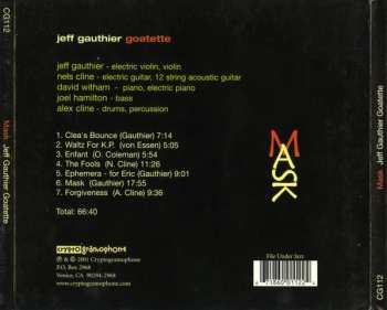 CD The Jeff Gauthier Goatette: Mask