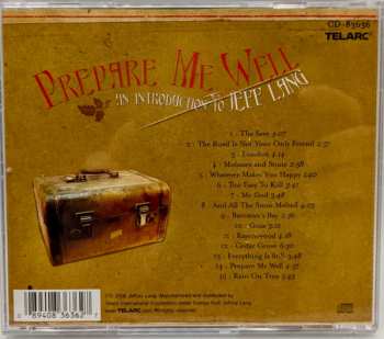 CD Jeff Lang: Prepare Me Well