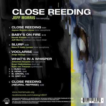 CD Jeff Morris: Close Reeding: A Digital View From The Inside Out