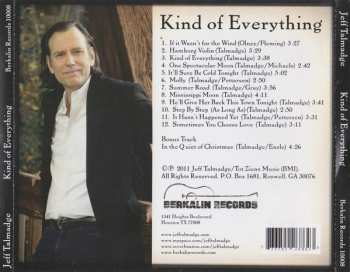 CD Jeff Talmadge: Kind Of Everything