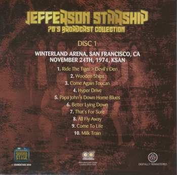 6CD/Doos Jefferson Starship: 70's Broadcast Collection