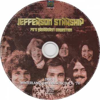 6CD/Doos Jefferson Starship: 70's Broadcast Collection