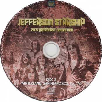 6CD/Doos Jefferson Starship: 70's Broadcast Collection