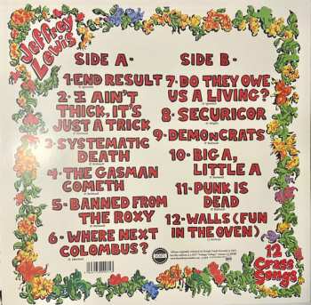 LP Jeffrey Lewis: 12 Crass Songs