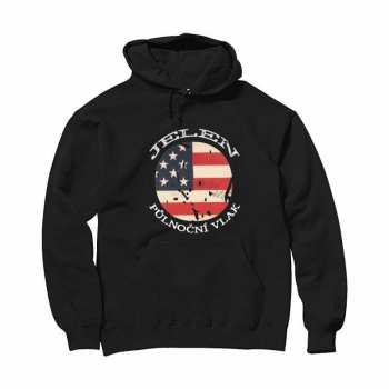 Merch Jelen: Půlnoční Vlak Hoodie Zwart/Unisex