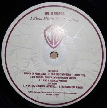 2LP Jello Biafra: I Blow Minds For A Living