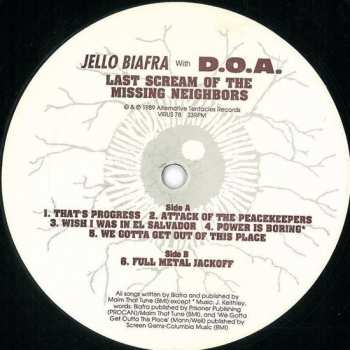 LP D.O.A.: Last Scream Of The Missing Neighbors