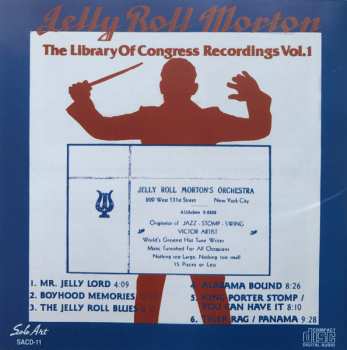 CD Jelly Roll Morton: The Library Of Congress Recordings Vol. 1