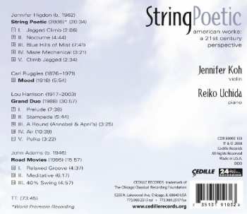 CD John Adams: String Poetic 