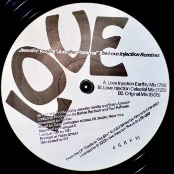 Jennifer Vanilla: Jennifer Pastoral - The Love Injection Remixes