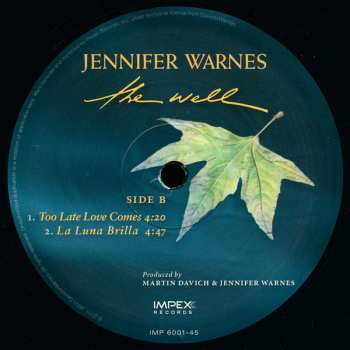 3LP/Doos Jennifer Warnes: The Well LTD