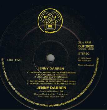 LP Jenny Darren: Jenny Darren