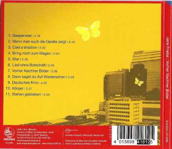 CD Jens Friebe: Vorher Nachher Bilder