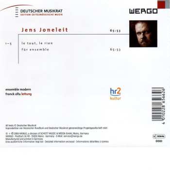 CD Jens Joneleit: Le Tout, Le Rien